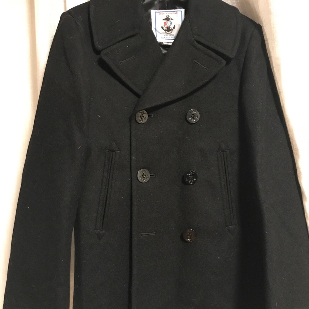NWT Women’s Sterlingwear of Boston Anchor collection Navigator pea coat